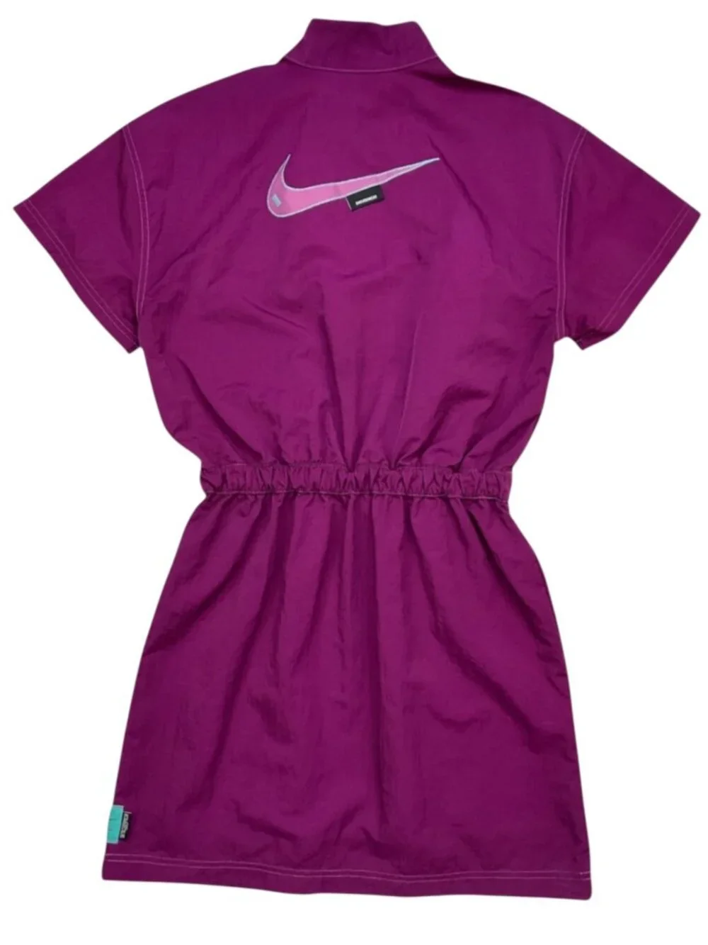 Nike Sportswear Swoosh Woven Dress S Purple Mini Pickleball Mini